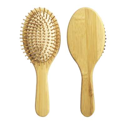 Wholesale Eco friendly Wooden Massage Hairbrush Natural Bamboo Hair Brush