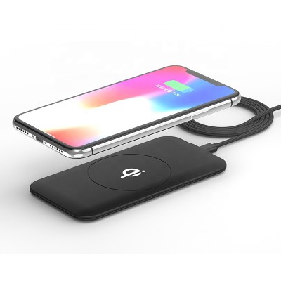 Customized Logo Lightweight Super Slim Portable Qi Wireless Charging Pad